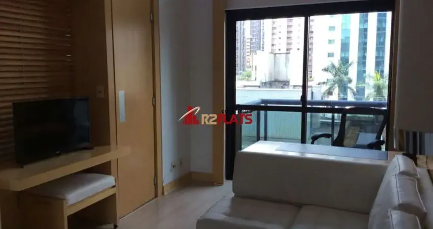 Flat com 1 quarto para alugar na Avenida Ibijaú, 355, Moema, São Paulo
