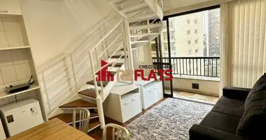 Flat com 1 quarto para alugar na Rua Manoel da Nóbrega, 646, Paraíso, São Paulo