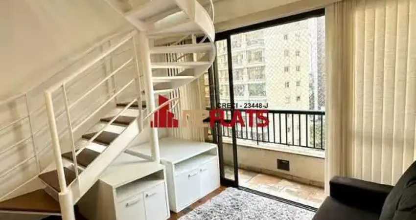 Flat com 1 quarto para alugar na Rua Manoel da Nóbrega, 646, Paraíso, São Paulo
