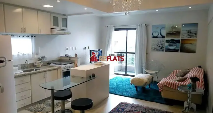 Flat com 1 quarto para alugar na Avenida Moema, 177, Moema, São Paulo