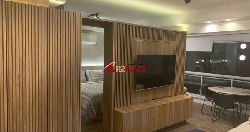 Flat com 1 quarto para alugar na Rua Sansão Alves dos Santos, 343, Brooklin, São Paulo