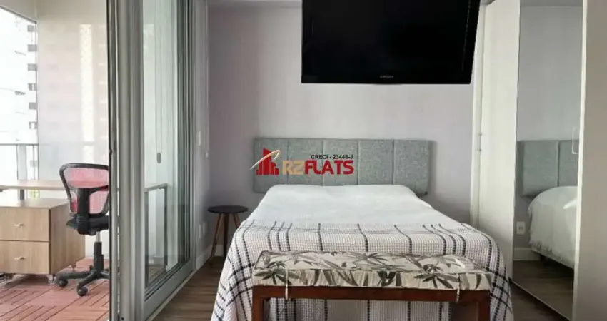 Flat com 1 quarto para alugar na Rua Guararapes, 305, Brooklin, São Paulo