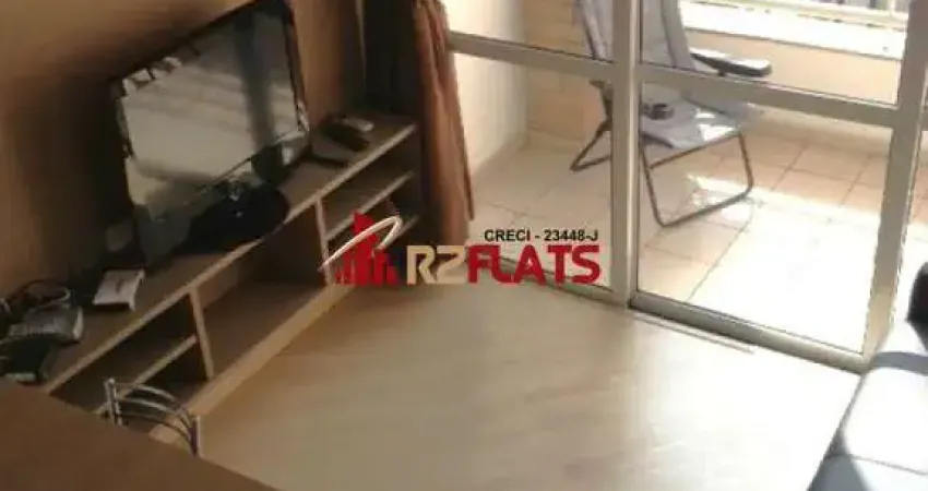 Flat com 1 quarto para alugar na Rua Flórida, 1790, Brooklin, São Paulo