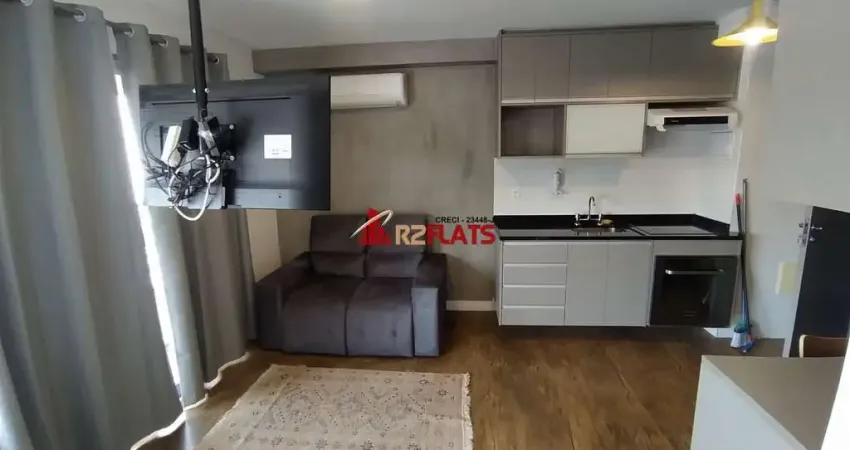 Flat com 1 quarto para alugar na Rua Natingui, 930, Vila Madalena, São Paulo