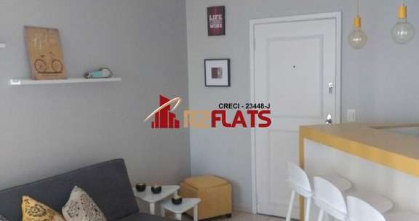 Flat com 1 quarto para alugar na Avenida Miruna, 399, Moema, São Paulo