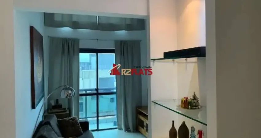 Flat com 1 quarto para alugar na Avenida Ibijaú, 355, Moema, São Paulo