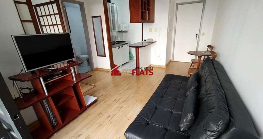 Flat com 1 quarto para alugar na Alameda Jauaperi, 1083, Moema, São Paulo