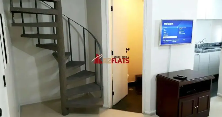 Flat com 1 quarto para alugar na Avenida Moema, 177, Moema, São Paulo
