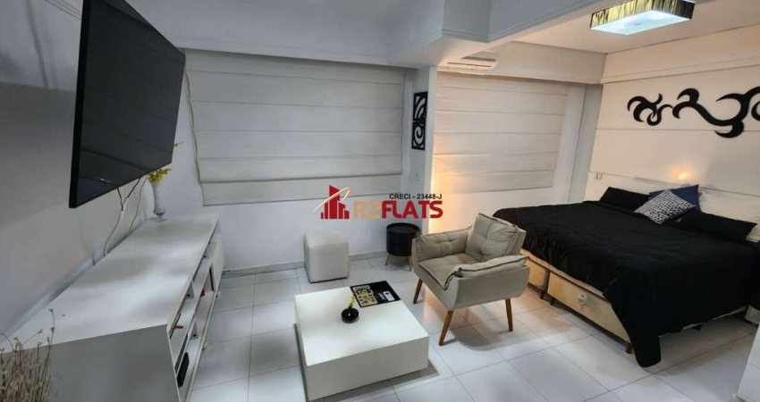 Flat com 1 quarto para alugar na Avenida Macuco, 595, Moema, São Paulo