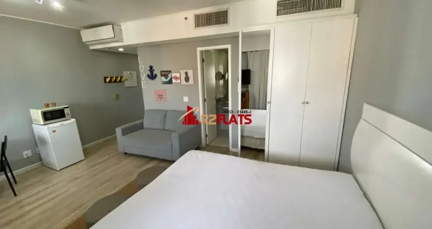 Flat com 1 quarto à venda na Avenida Rouxinol, 57, Moema, São Paulo