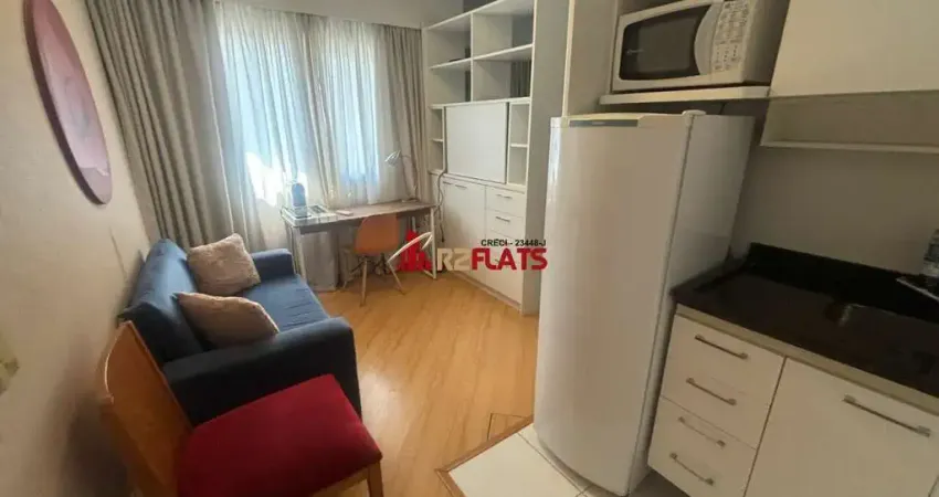Flat com 1 quarto à venda na Avenida Rouxinol, 57, Moema, São Paulo
