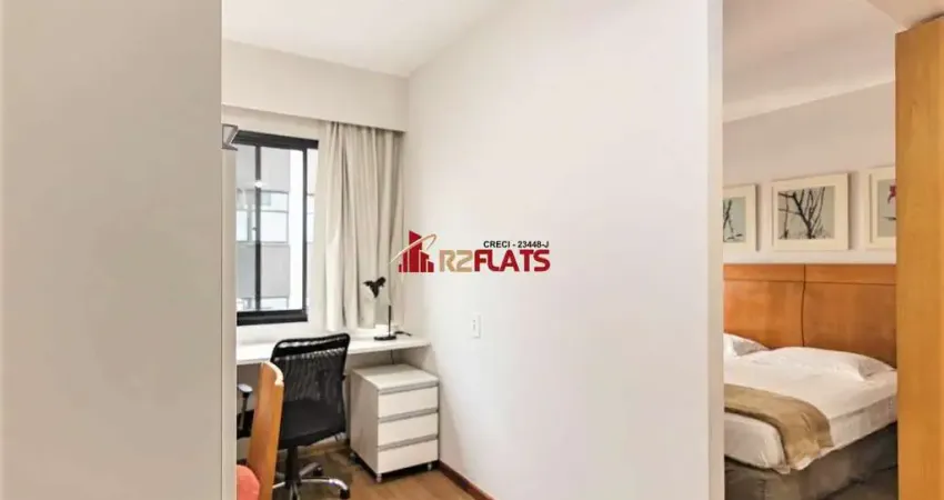 Flat com 1 quarto à venda na Avenida Rouxinol, 57, Moema, São Paulo