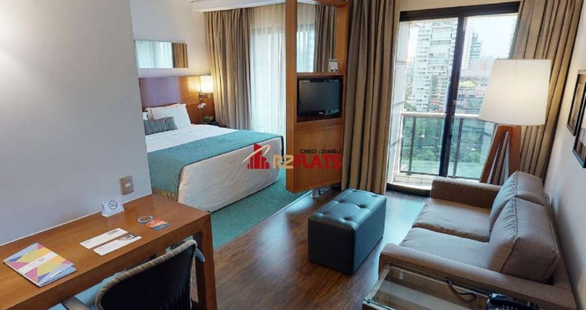 Flat com 1 quarto à venda na Avenida Engenheiro Luiz Carlos Berrini, 853, Cidade Monções, São Paulo