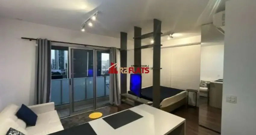 Flat com 1 quarto para alugar na Rua Henri Dunant, 1066, Chácara Santo Antônio, São Paulo