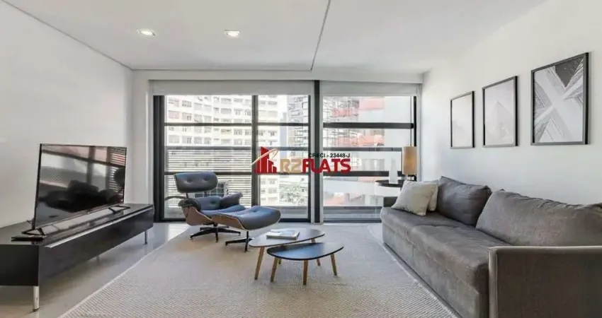 Flat com 1 quarto para alugar na Rua Doutor Eduardo de Souza Aranha, 67, Vila Olímpia, São Paulo