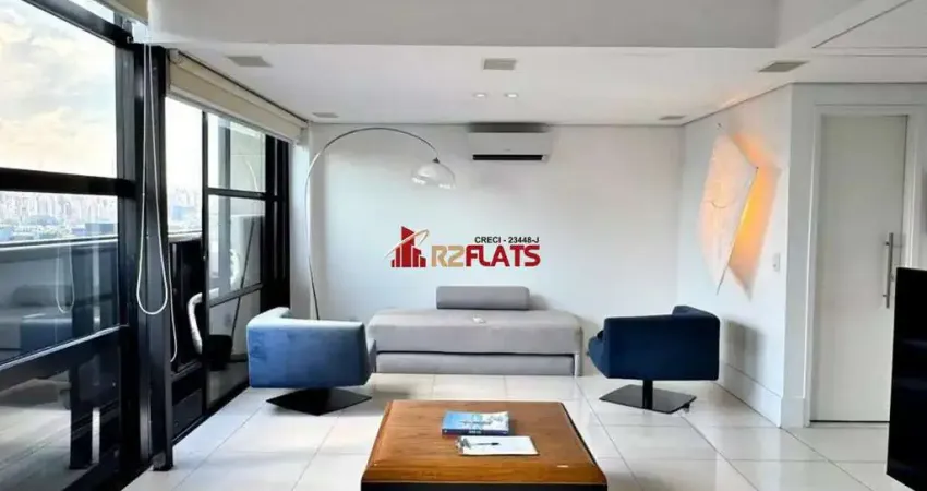 Flat com 2 quartos para alugar na Rua Doutor Eduardo de Souza Aranha, 67, Vila Olímpia, São Paulo