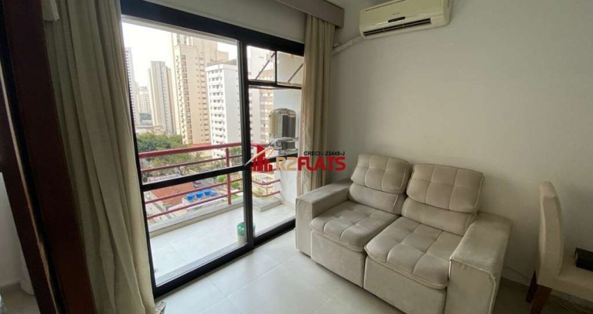 Flat com 1 quarto para alugar na Alameda Jauaperi, 1083, Moema, São Paulo