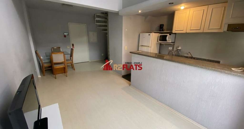 Flat com 1 quarto à venda na Avenida Moema, 177, Moema, São Paulo