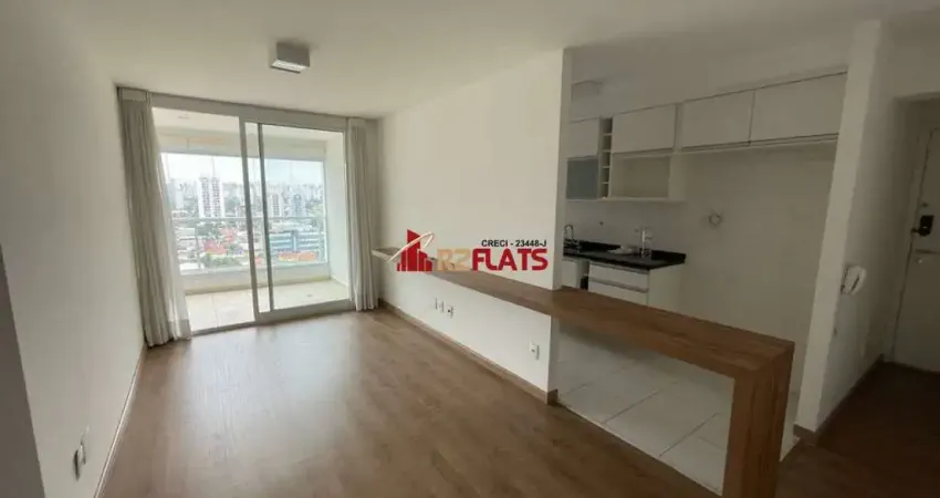 Flat com 2 quartos para alugar na Rua Castilho, 155, Brooklin Paulista, São Paulo
