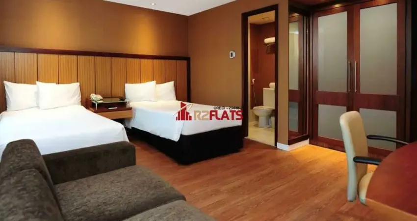 Flat com 1 quarto à venda na Avenida Ibirapuera, 2927, Indianópolis, São Paulo