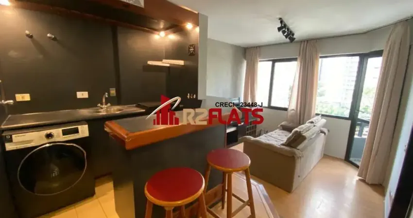 Flat com 1 quarto para alugar na Rua Joel Carlos Borges, 60, Brooklin, São Paulo