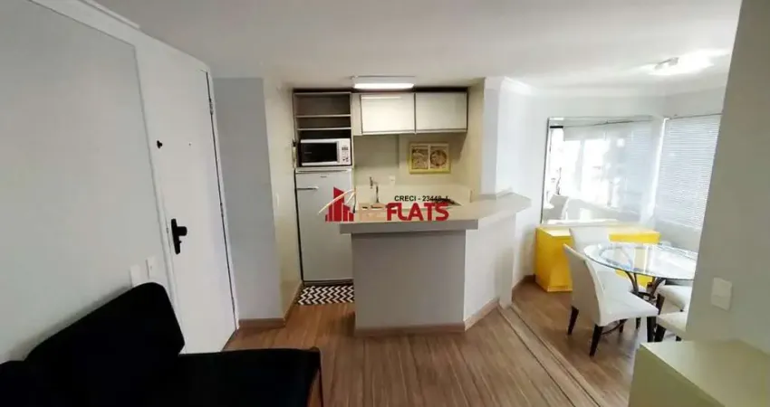 Flat com 1 quarto para alugar na Rua Joel Carlos Borges, 60, Brooklin, São Paulo