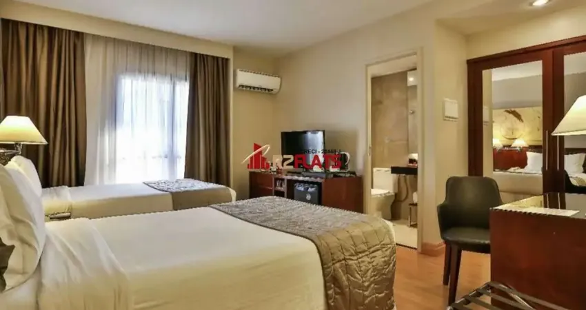 Flat com 1 quarto para alugar na Rua Manuel Guedes, 320, Itaim Bibi, São Paulo