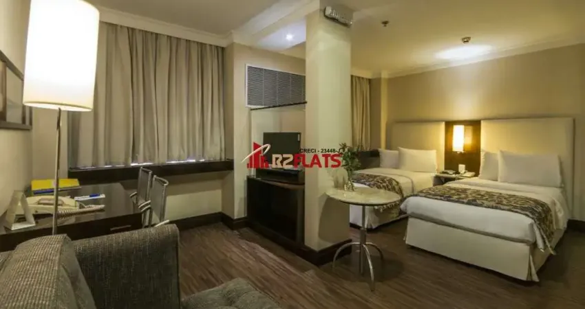 Flat com 1 quarto para alugar na Rua Quintana, 1012, Brooklin, São Paulo