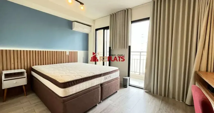 Flat com 1 quarto à venda na Avenida das Carinas, 301, Indianópolis, São Paulo