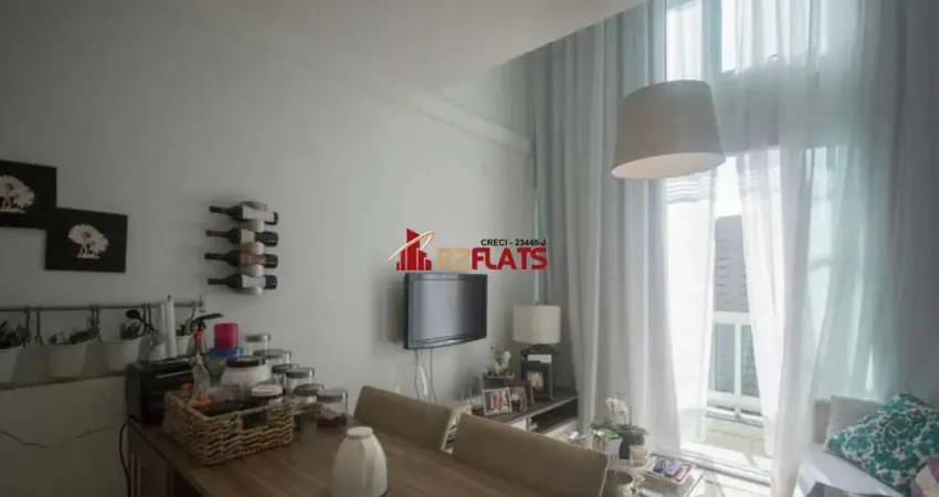 Flat com 1 quarto à venda na Avenida Rouxinol, 77, Moema, São Paulo