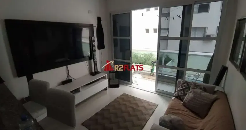 Flat com 1 quarto à venda na Avenida Rouxinol, 77, Moema, São Paulo