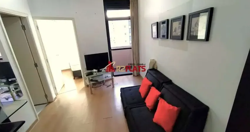 Flat com 1 quarto à venda na Avenida Miruna, 399, Moema, São Paulo