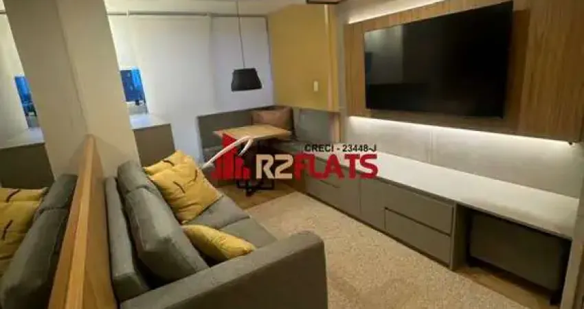 Flat com 1 quarto à venda na Alameda dos Jurupis, 1809, Moema, São Paulo