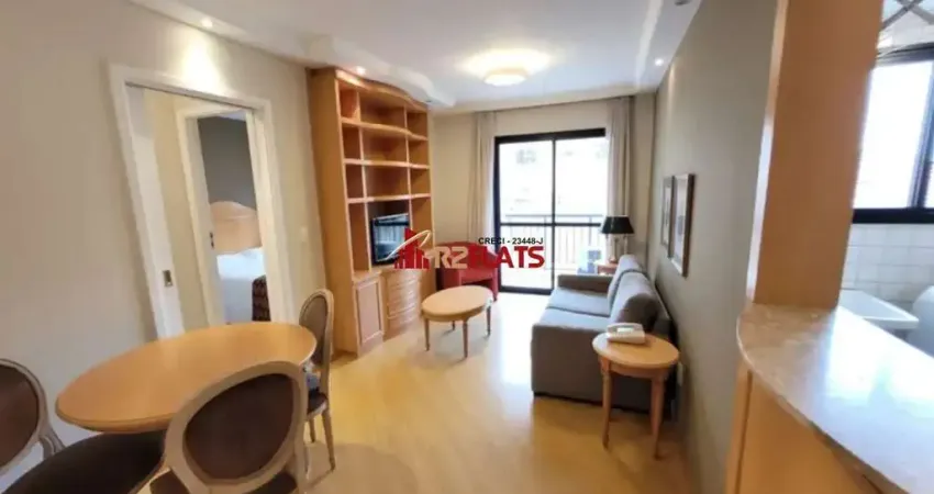 Flat com 1 quarto à venda na Avenida Miruna, 320, Moema, São Paulo