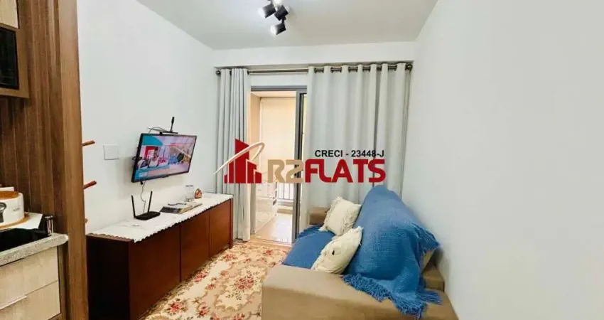 Flat com 1 quarto à venda na Alameda dos Jurupis, 1809, Moema, São Paulo