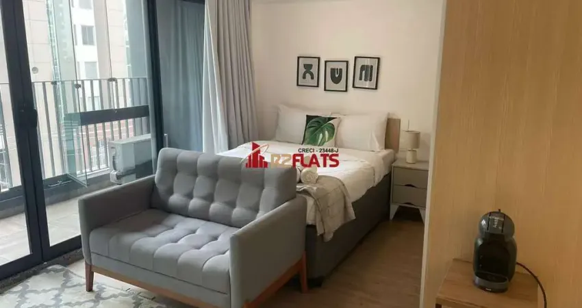 Flat com 1 quarto para alugar na Alameda dos Jurupis, 813, Moema, São Paulo