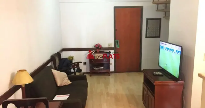 Flat com 1 quarto para alugar na Avenida Moema, 177, Moema, São Paulo