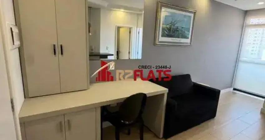 Flat com 1 quarto para alugar na Avenida Miruna, 399, Moema, São Paulo