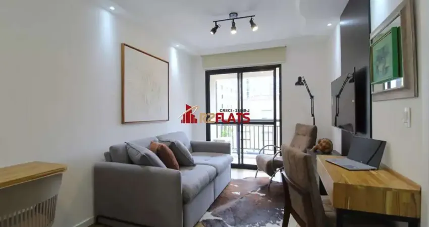 Flat com 1 quarto para alugar na Avenida Miruna, 320, Moema, São Paulo