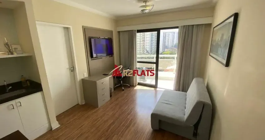 Flat com 1 quarto para alugar na Alameda dos Anapurus, 1661, Moema, São Paulo
