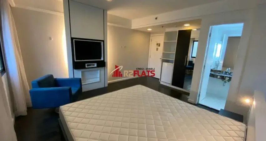 Flat com 1 quarto para alugar na Avenida Macuco, 595, Moema, São Paulo