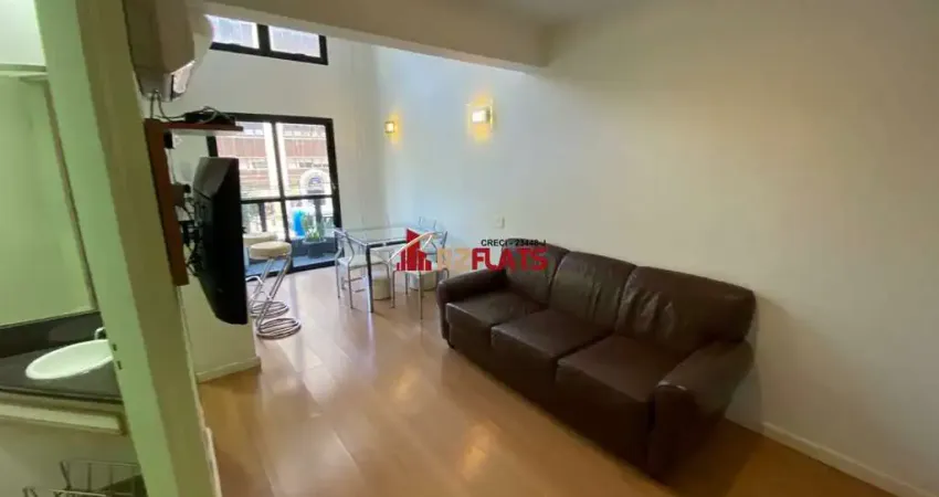 Flat com 1 quarto para alugar na Avenida Moema, 177, Moema, São Paulo