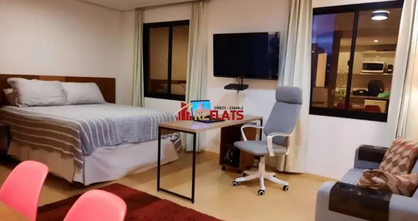 Flat com 1 quarto para alugar na Avenida Jamaris, 101, Moema, São Paulo