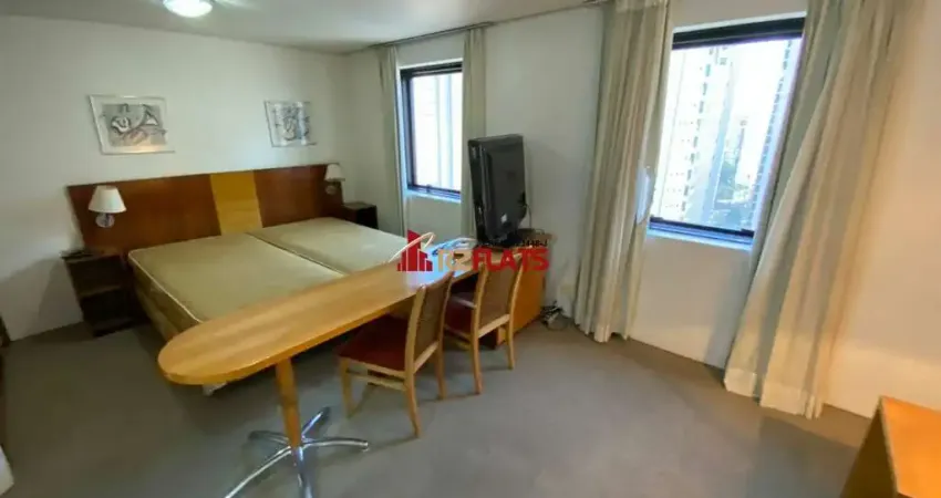 Flat com 1 quarto para alugar na Avenida Jamaris, 101, Moema, São Paulo