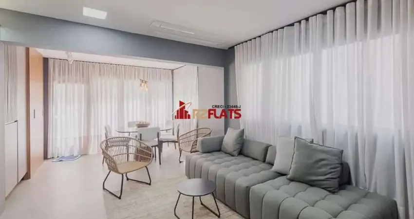 Flat com 2 quartos para alugar na Rua Pamplona, 1004, Jardim Paulista, São Paulo