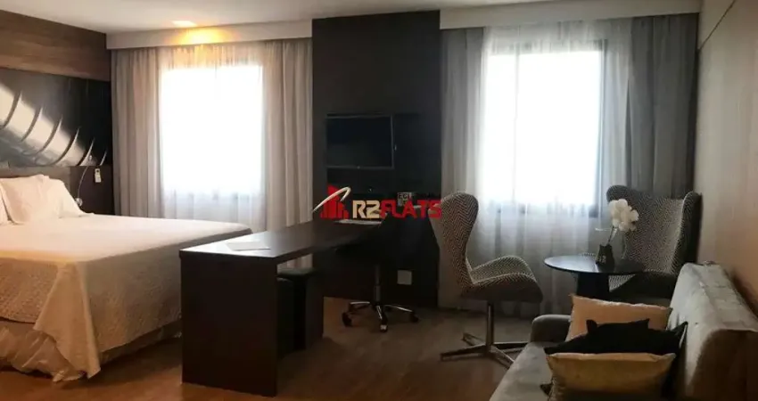 Flat com 2 quartos para alugar na Avenida Jamaris, 101, Moema, São Paulo