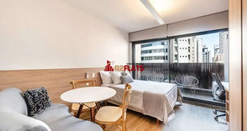 Flat com 1 quarto para alugar na Alameda dos Jurupis, 813, Moema, São Paulo