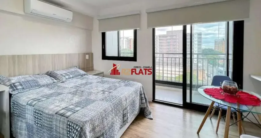 Flat com 1 quarto para alugar na Avenida dos Carinás, 301, Indianópolis, São Paulo