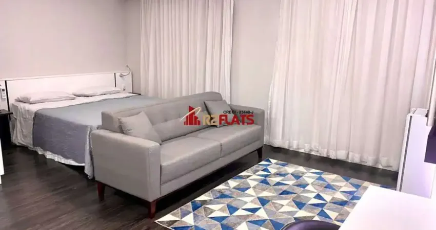 Flat com 1 quarto para alugar na Avenida Macuco, 595, Moema, São Paulo