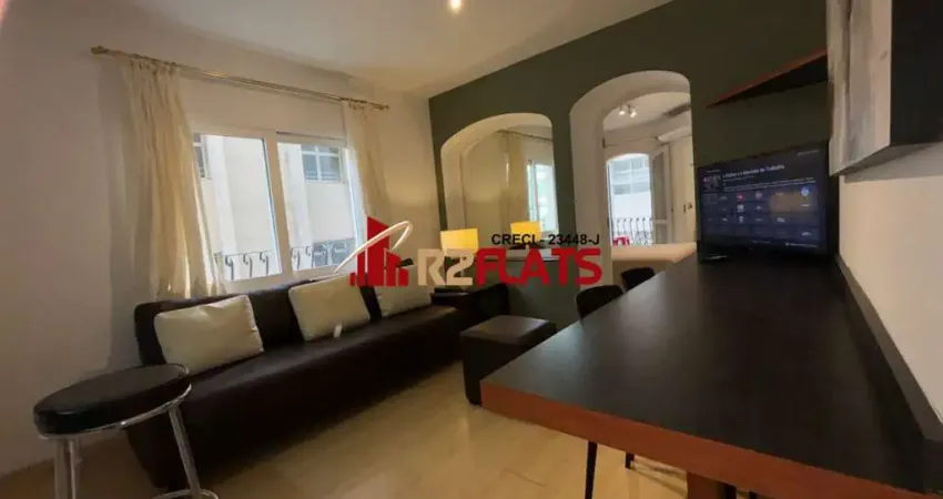 Flat com 1 quarto para alugar na Alameda Lorena, 1852, Jardins, São Paulo